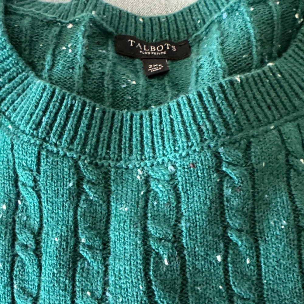 Talbots Women's Green Sweater